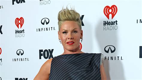 p!nk nude|Pink, 43, strips totally naked for unedited new photo outside。